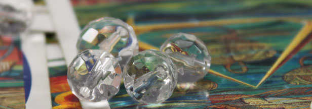 カッティング水晶 その２：キラキラ多面体，ミラーボールはパワー